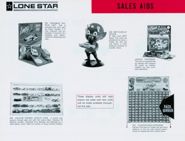 Sales Aids pictured in the 1969 catalogue