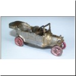 Tootsietoy Model T Ford in plated finish, from 1915